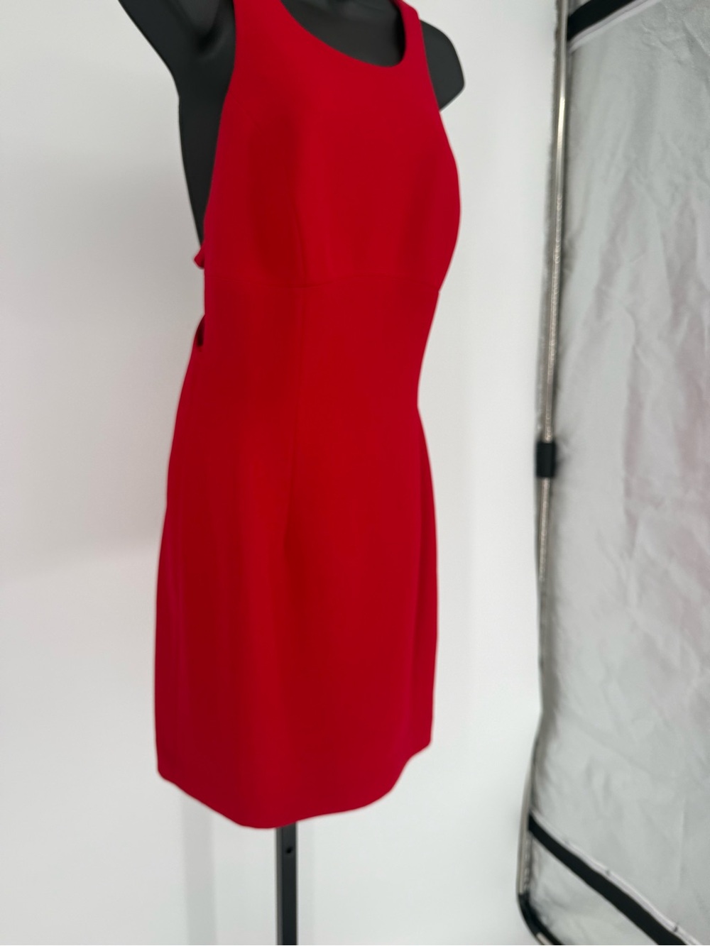 Vintage Caché Women’s Sleeveless Red Racerback Mini Dress w/ size 8